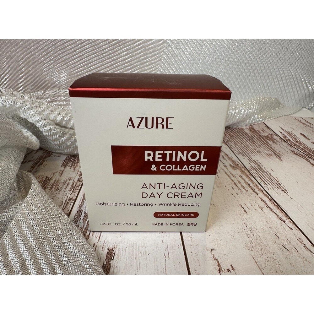 Azure Retinol & Collagen Anti-Aging Day Cream 1.69 Fl. Oz. / 50ml